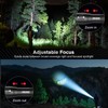 LED Flashlights High Lumens 4 Pack, Powerful Tactical Flashlight With