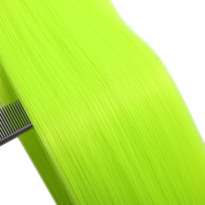 Fluorescent Green Braiding Hair Pre Stretched, 24inch 3 Packs