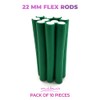 NIKO Pack of 10 Twist Flex Rods - Foam Flexible