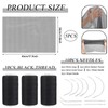 Luinabio 5 Pcs Hair Net Black Stretchy Weaving Net Accessories,