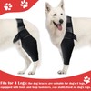 Tbest Knee Support Dog Rear Leg, Dog Elbow Protection Pad