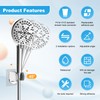 Hibbent Showerhead Holder, Strong Adhesive and Waterproof Handheld Shower Holder