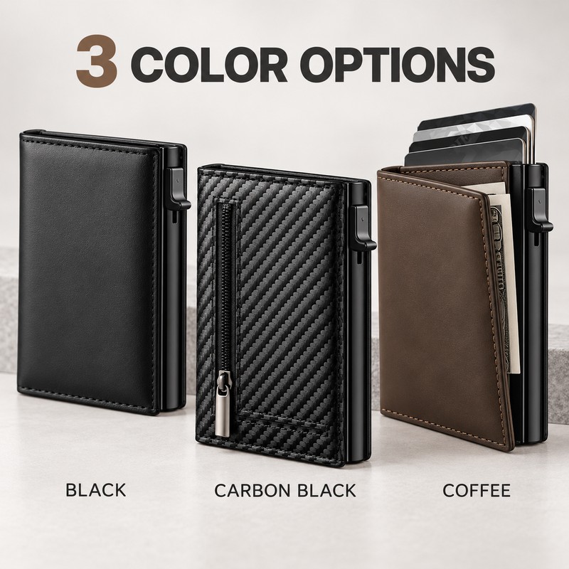 RFID Credit Card Holder for Everyday Carry – Compact Synthetic
