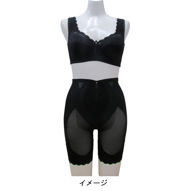TAMURA Yauco Silky Body Shape Long Girdle YTJ04 Black L