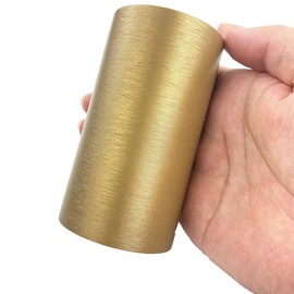 Meboem Brushed Imitation Metal Wallpaper Border Peel Stick Molding Home Ceiling Decorative Border Door Frame Decoration for Bathroom Living Room Wall 10cm by 5meters