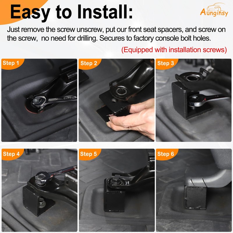 Aunginsy Car Seat Spacers - Compatible with Toyota FJ Cruiser