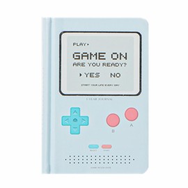 365 Days A6 Undated Daily Planner mini Cute Diary Appointment Book Notebook Game Design Journal Notebook (blue)