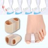 PWCTNT Zehenspreizer, Hallux Valgus Korrektur, 6 Stück Silikon Zehenspreizer Hallux
