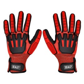 Sealey SSP38L Cut & Impact Resistant Gloves - Large