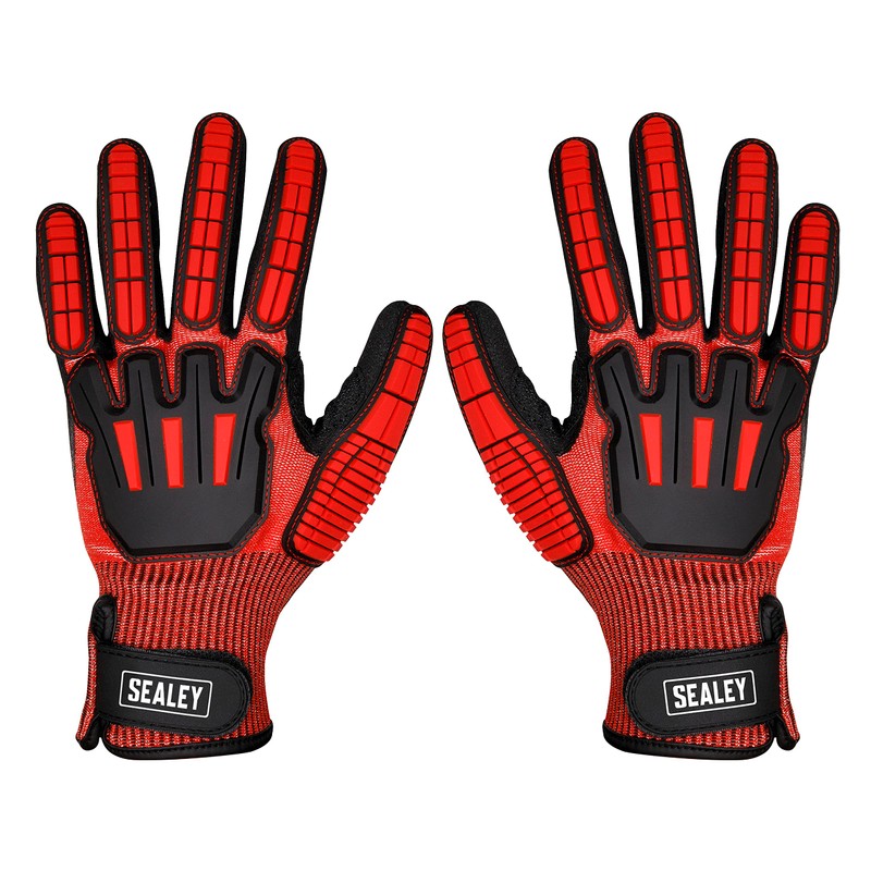 Sealey SSP38L Cut & Impact Resistant Gloves - Large