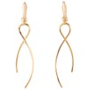 ete 841686 Earrings Line, Yellow Gold