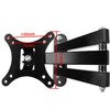 Vesa TV Wall Mount 3 Arms Tilting +8°-15° Position 0°