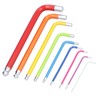 9Pcs Hex Wrench Ball End Colourful Long Arm Metal Key