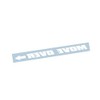 Xpin Graphics Move Over Decal Sticker Windshield Banner 23" Arrow