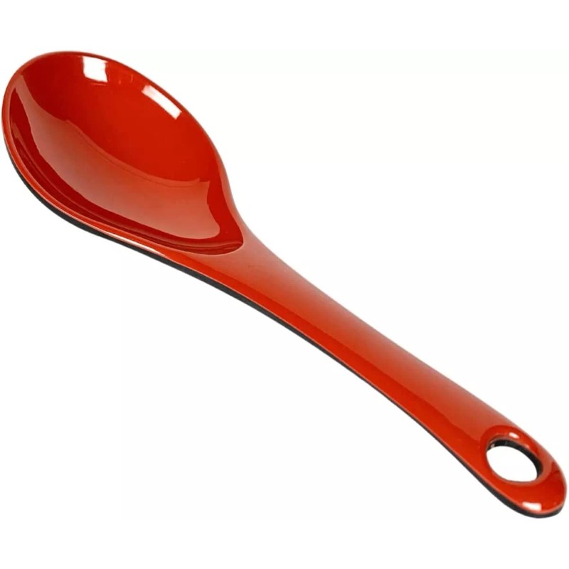JapanBargain 4 Pack Japanese Red Black Serving Soup Spoon 2382x4