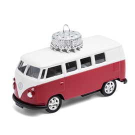 corpus delicti :: Metal Christmas Tree Ornaments - The Rolling Alternative to Christmas Bauble - Compatible with VW Bus T1 (Red) (W20.2r)