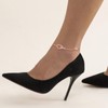 Jbniuay Gifts for Women - Anklet for Women Rose Gold