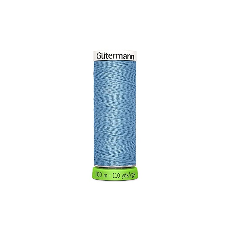 Gutermann Thread 100 m RPET 143, Light Blue