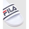 FILA Unisex Adult's Slide , White, 10 US