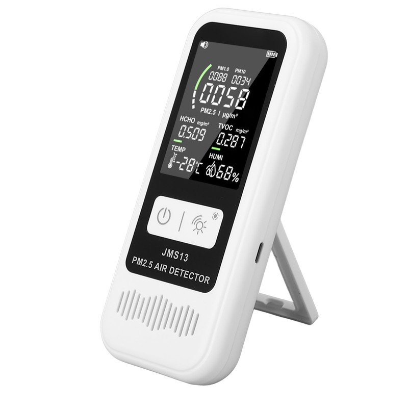 Air Quality Monitor Pm2.5 10 1.0 Detector LCD Display Temperature