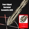 WOYUOSN 5-PCS High-Strength Eccentric Twist Drill Bit, Masonry Drill Bits
