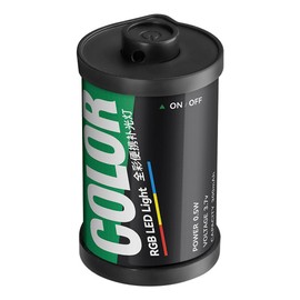 Aswalling RGB Fill Light RGB LED Light Magnetic Mount Full Color Reteo Film Style Mini LED Video Light 300mAh Cold Shoe