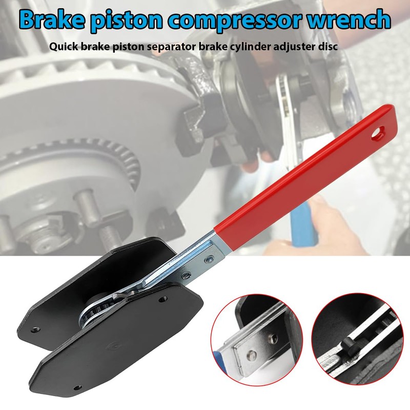 Adunsiaoto Brake Caliper Ratchet Tool, Brake Caliper Compression Tool, Car