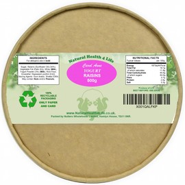 Natural Health 4 Life Carol Anne Yogurt Raisins 500g (1 Tub)