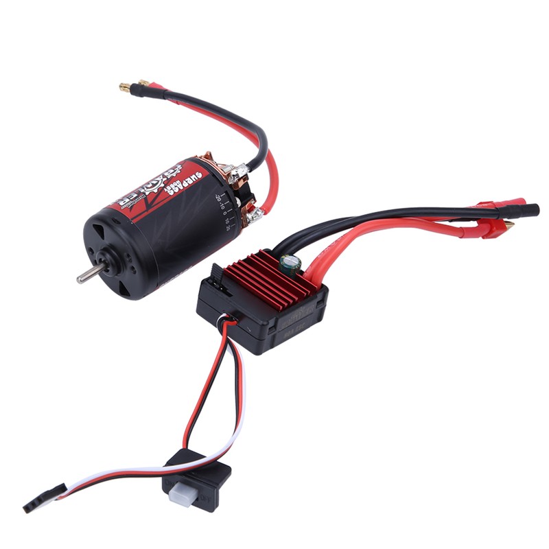 5-Slot 550 Brushed Motor 80A ESC Combo Set RC Car