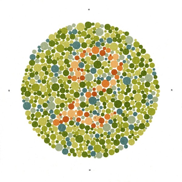 Posterazzi SCIJA0020 Ishihara Color Blindness Test Poster Print by Science