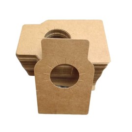 Yaphetss 100Pcs Kraft Wine Bottle Tags Wine Cellar Label Reusable Wine Bottle Hanging Tags Double Sided Wine Bottle Neck Gift Tags for Cellar Collection Champagne, 8.9 x 5.7 cm, Brown, FBA-GUS0090510