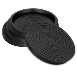 Furniture Caster Cups, Rubber Chair Leg Feet Caps Non Slip Furniture Coasters Pads Leg Floor Protectors for Carpet Bed Cabinet-4pcs