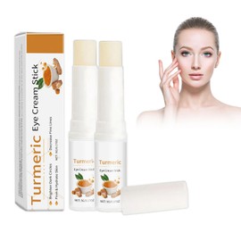 Dyceittdia 2pcs Augencreme-Stift, Kurkuma-Retinol-Augencremestift, Kurkuma Augencreme-Stift, Straffende Augenpartie, Zarte Augenbehandlung, 2pcs*5g, eye cream1