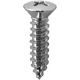 100#10 X 3/4" Phillips Oval #8 Head Screws Chrome