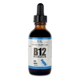 Infinite Health Labs Liquid Vitamin B-12 for Dogs - Methylcobalami