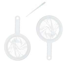 Hufopik Aquarium Baby Brine Shrimp Sieve Eggshell Separator Artemia Collecting Net Kit 80 Mesh 200 Mesh for Brine Shrimp Hatchery