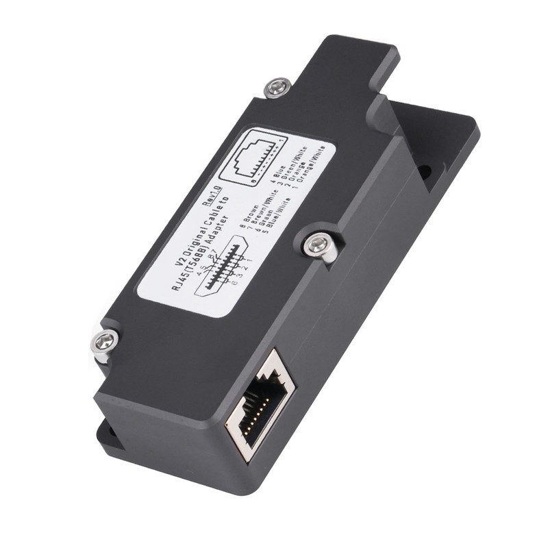 Ethernet Adapter with CAT 8 Cable T568B Pin Fast Connection