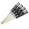 HRB 4pcs 1.5mm 2.0mm 2.5mm 3.0mm Hex Screw Driver Set