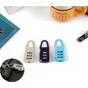 Mini Combination Padlock for Shoe Cabinet, Locker, Luggage (1PC) Small Padlock 4ea