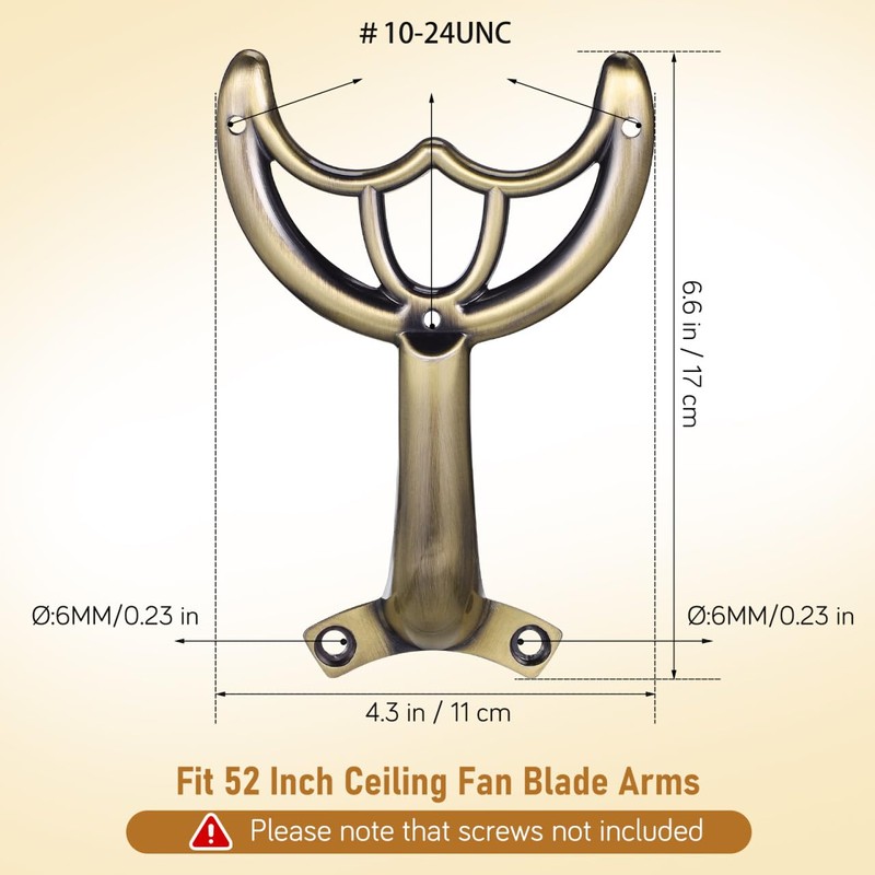 GRIRIW Ceiling Fan Arm Bracket Replacement for Ceiling Fan Blades