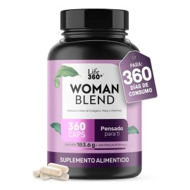 Multivitamínico Mujer 360 Cápsulas Sabor Suplemento Alimenticio Life360