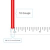 BNTECHGO 16 Gauge Silicone wire spool 100 ft Black Flexible