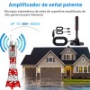 Antena de TV Digital 4K HD Para Interiores Con Amplificador