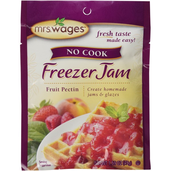 Mrs Wages no Cook Freezer Jam-6 Packets, 1.59 oz