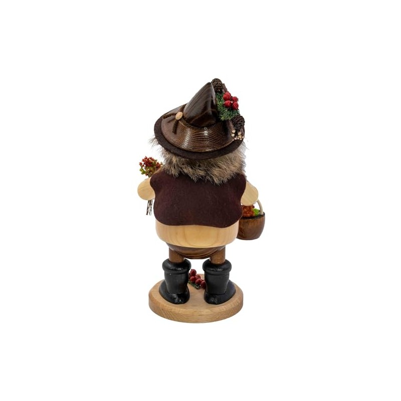 Incense Smoker Forest Gnome Herb Collector Natural 25 cm