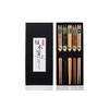 Heim Concept Chinese Wood Chopsticks, Traditional Style, 5-Pair Set, Assorted