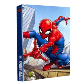 Isabella MOONA4 Elsa Display Book Folder 30 Pockets Presentation Project Book Document Folder with Plastic Sleeves,Lightweight Wallets for Document Office School for Kids Adults (Spider)