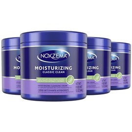 Noxzema Classic Clean, Crema de limpieza hidratante, 12 oz (Paquete de 4)