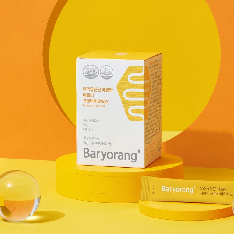 Baryorang Family Lactobacillus Synbiotics for the Whole Family 30 sachets,