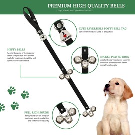 Caldwell's Pet Supply Co. Dog Potty Bells, Dog Door Bell, Bells to Go Outside, Potty Training Bell, Dogs Doorbell, Dogs Potty Doorbell, Ring to Go Pee, All Breed Puppy Training Tool